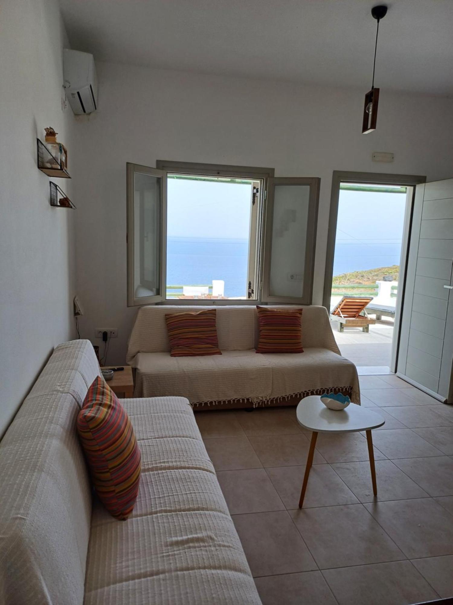 Foinikiá 'Irene' Cycladic House With Sunrise And Sea View! 빌라 외부 사진